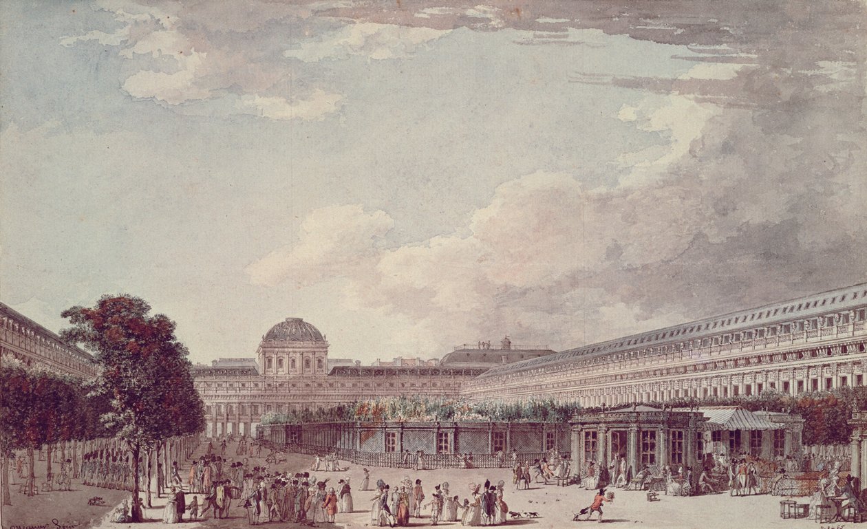 O Palácio Philippe Egalite, O Palácio Real, 1791 de Jean Lespinasse