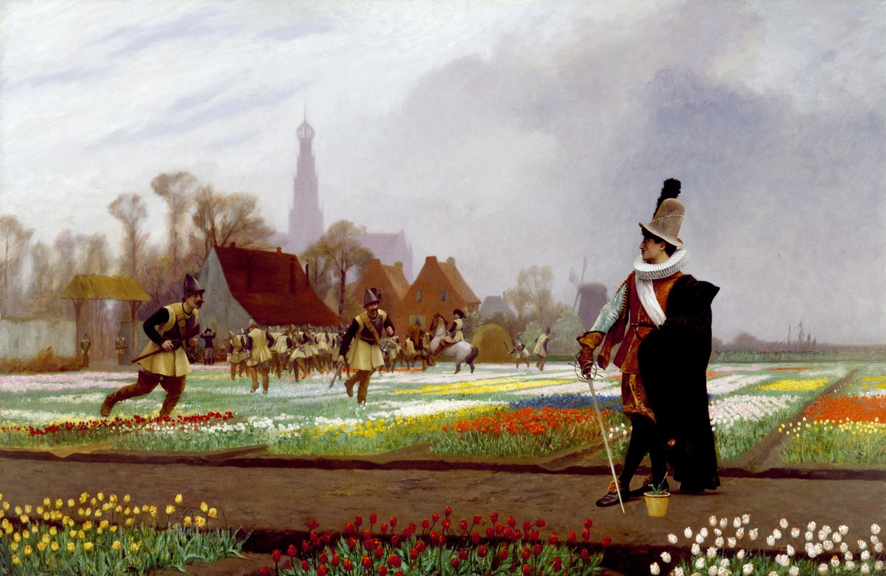 A loucura da tulipa de Jean Leon Gerome