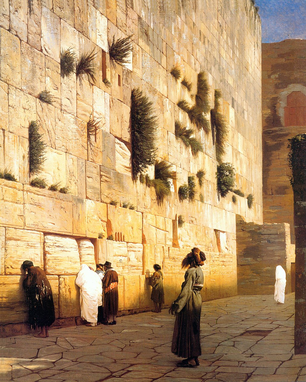Muro de Salomão Jerusalém de Jean Leon Gerome