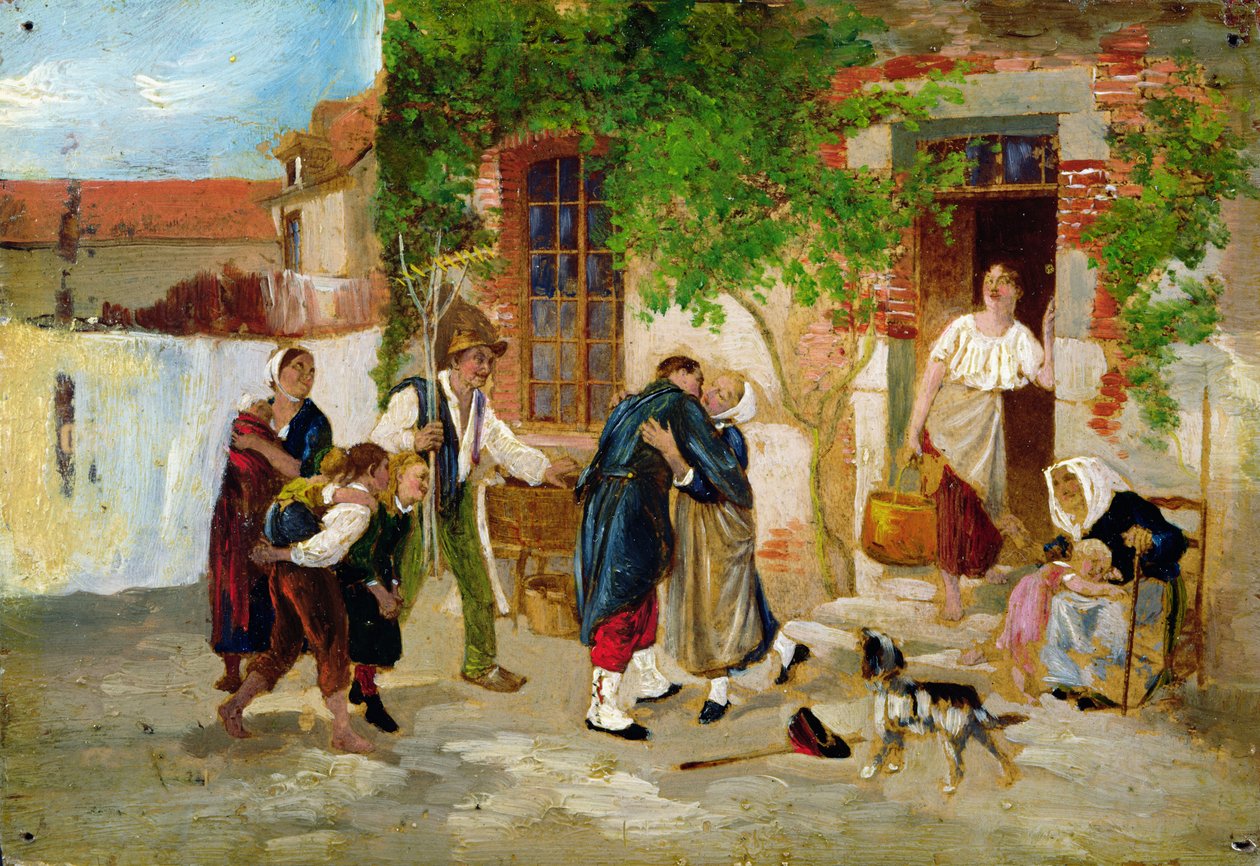 O retorno do soldado, 1873 de Jean Louis Ernest Meissonier