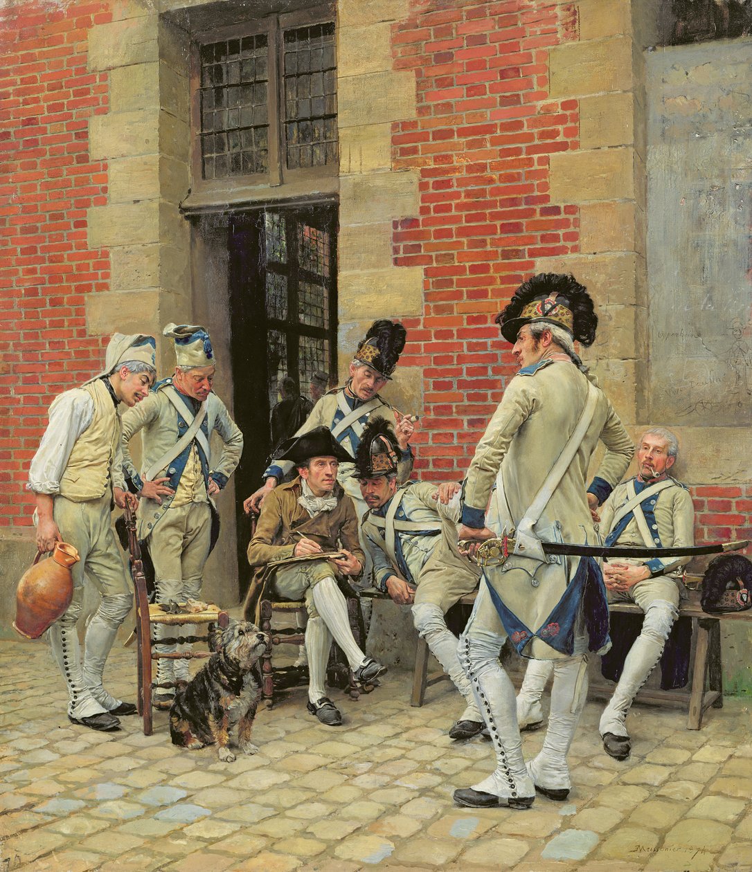 O retrato do sargento, 1874 de Jean Louis Ernest Meissonier