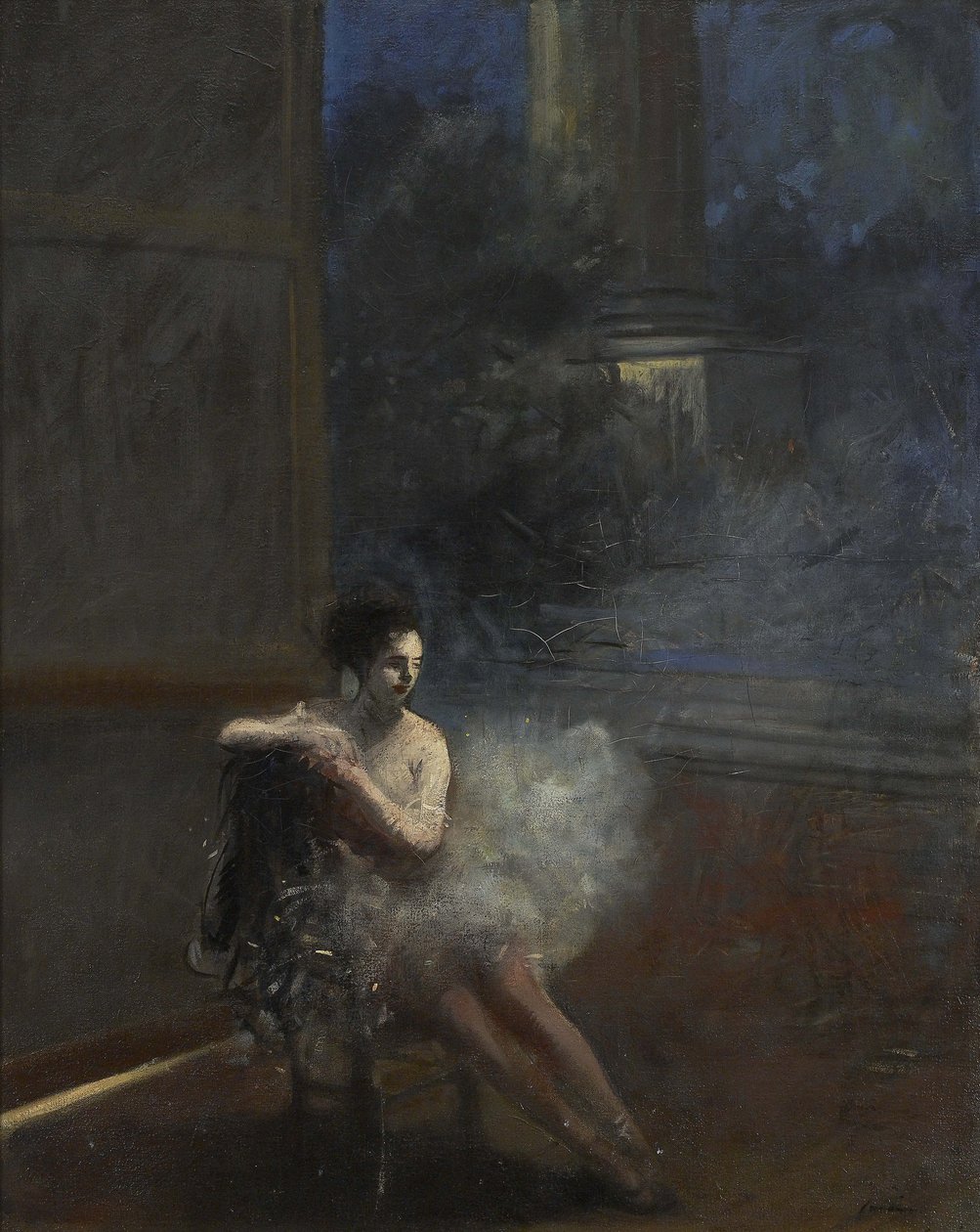 Dançarino sentado de Jean Louis Forain