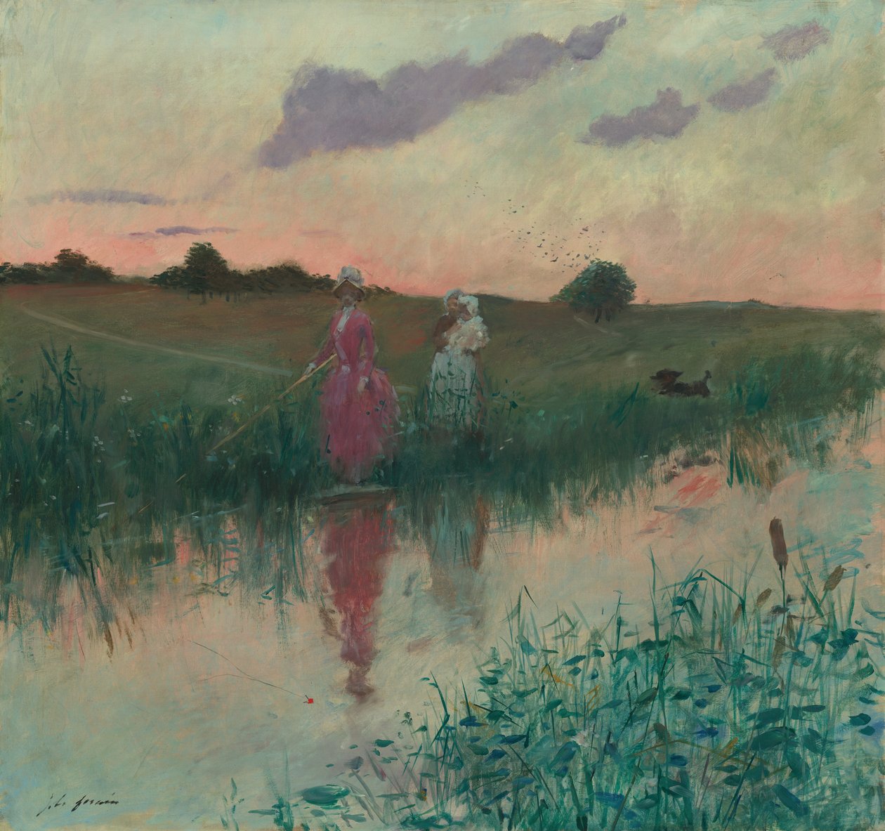 A esposa da mulher do artista de Jean Louis Forain