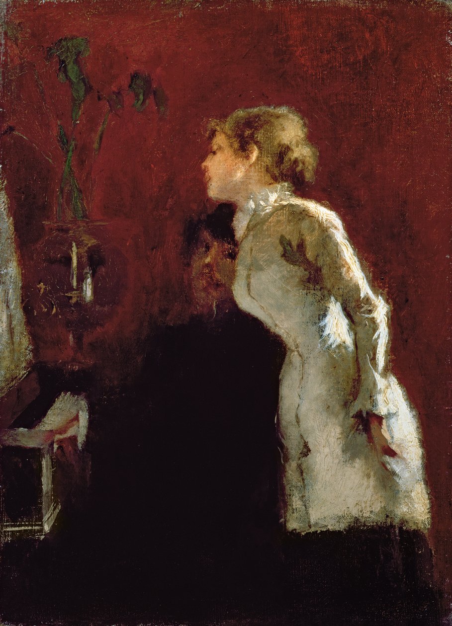 A lição de piano de Jean Louis Forain