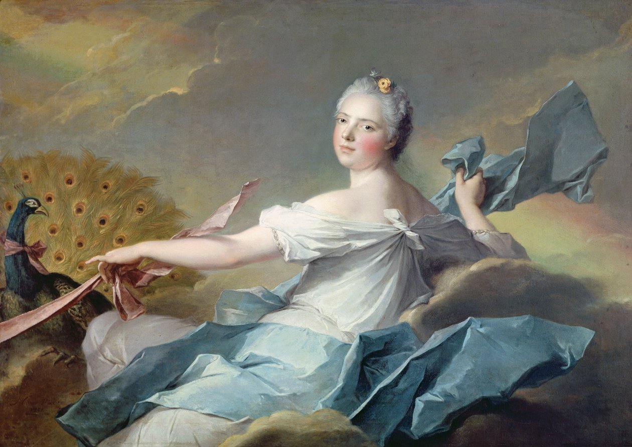 Adelaide de France, como o elemento do ar, 1750-1 de Jean Marc Nattier