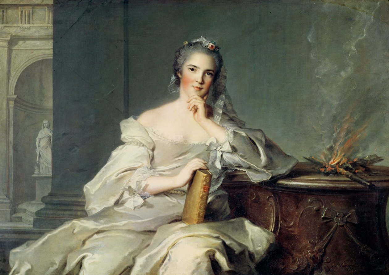 Anne-Henriette de France, como o elemento do fogo, 1750-1 de Jean Marc Nattier