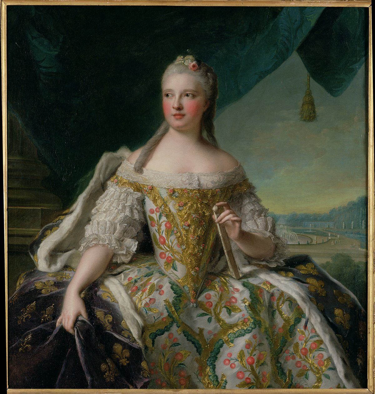 Dauphine Marie-Josephe da Saxônia (1731-1767) 1751 de Jean Marc Nattier