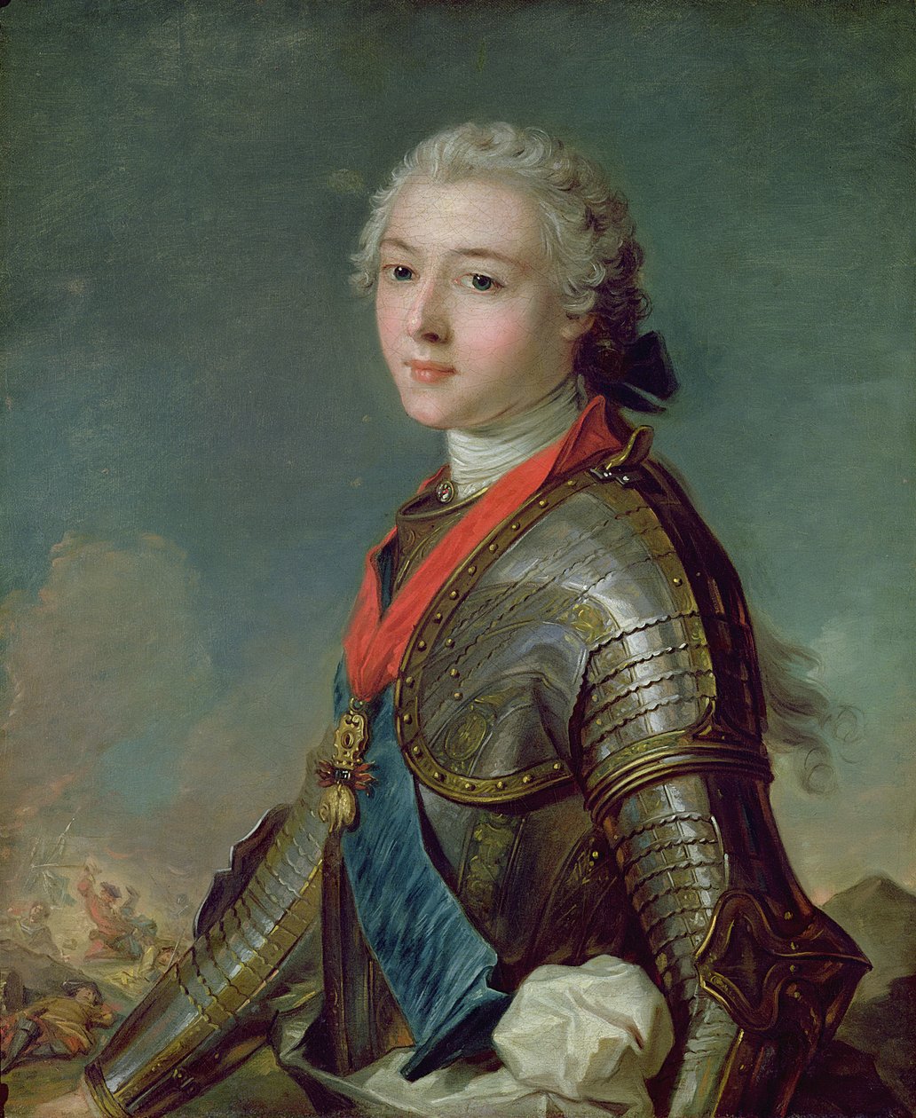 Louis Jean Marie Bourbon (1725-93) Duque de Penthievre, 1743 de Jean Marc Nattier