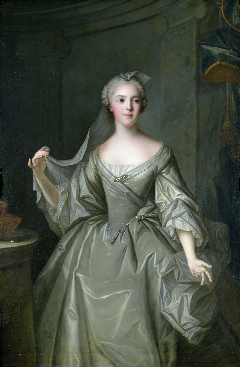 Madame Sophie de France (1734-82) como uma virgem vestal de Jean Marc Nattier