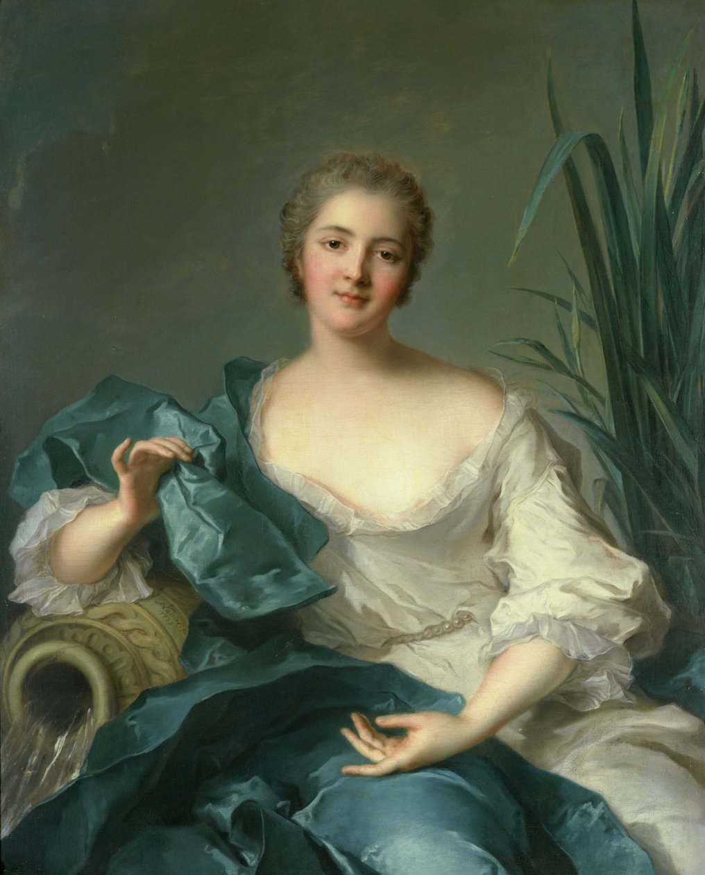Retrato de Madame Marie-Henriette Berthelot Pléneuf de Jean Marc Nattier