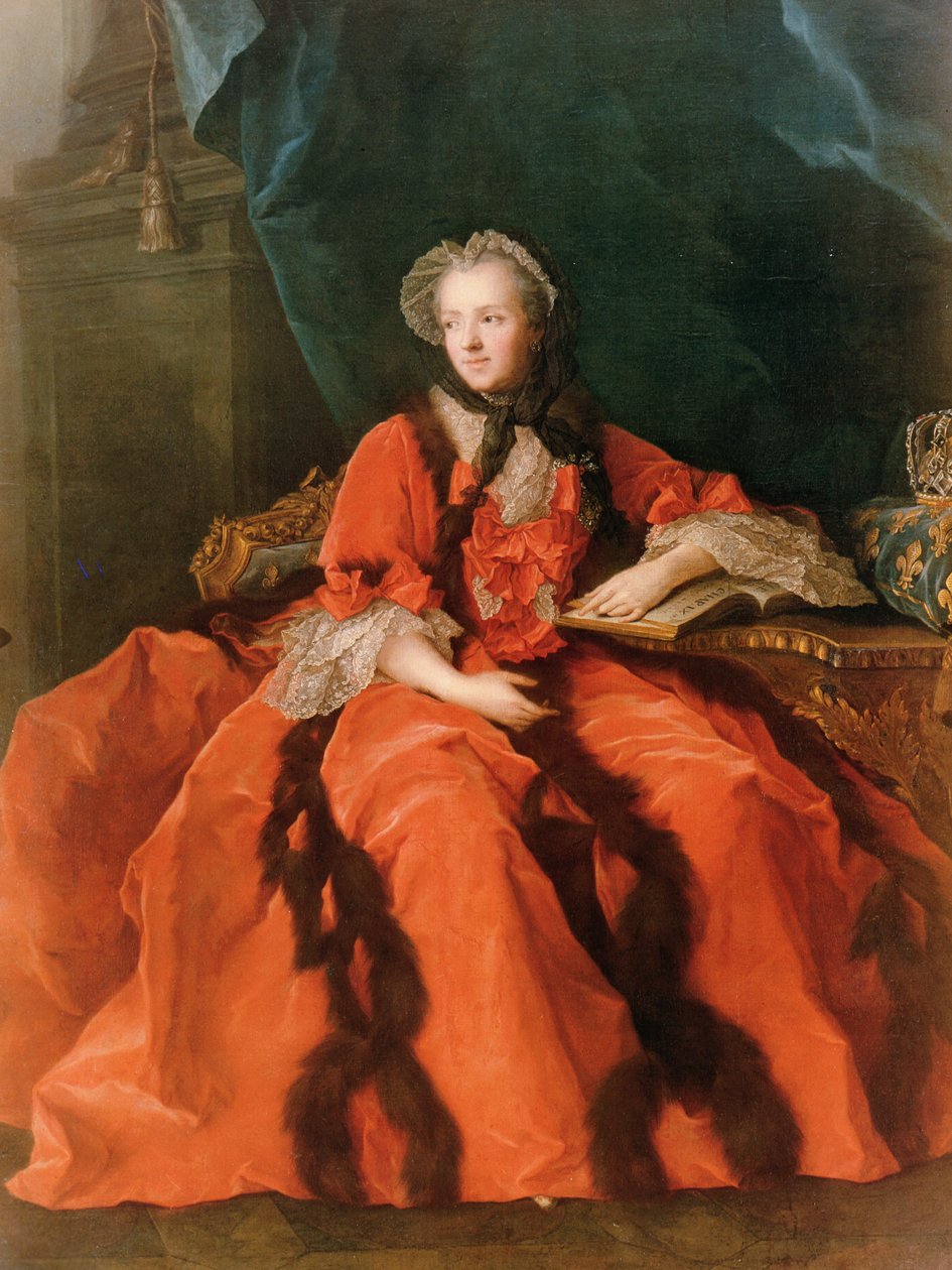 Retrato de Maria Leszczynska (1703-68) 1762 de Jean Marc Nattier
