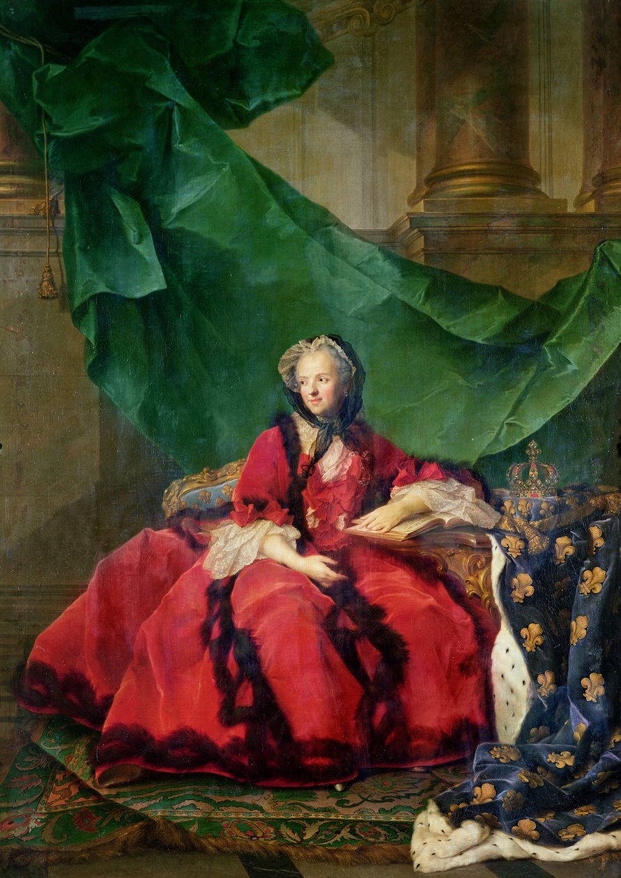 Retrato de Maria Leszczynska (1703-68) no Daily Dress de Jean Marc Nattier