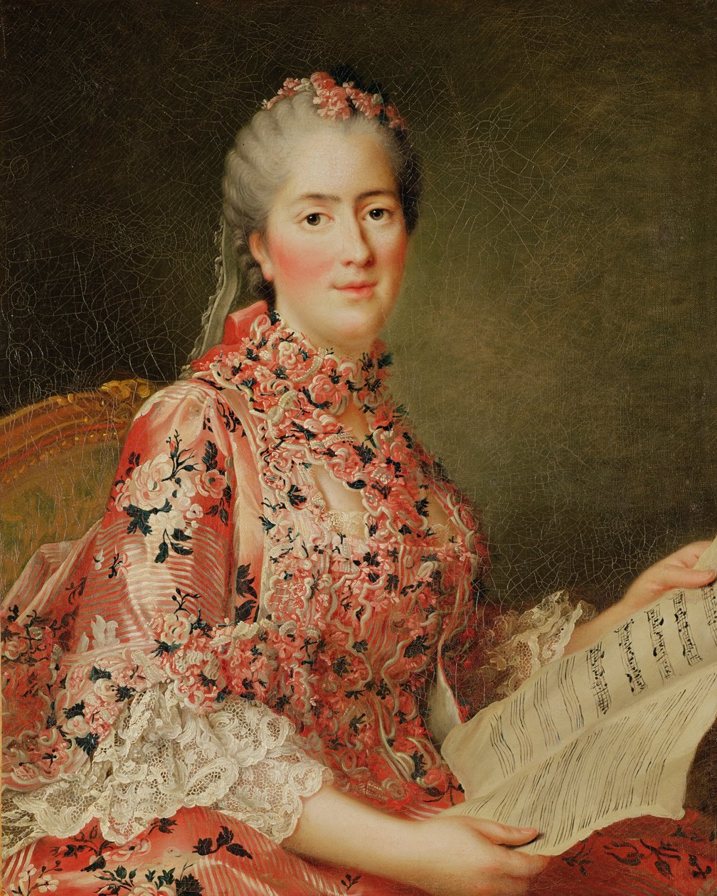 Retrato da Vitória da França (1733-99) de Jean Marc Nattier