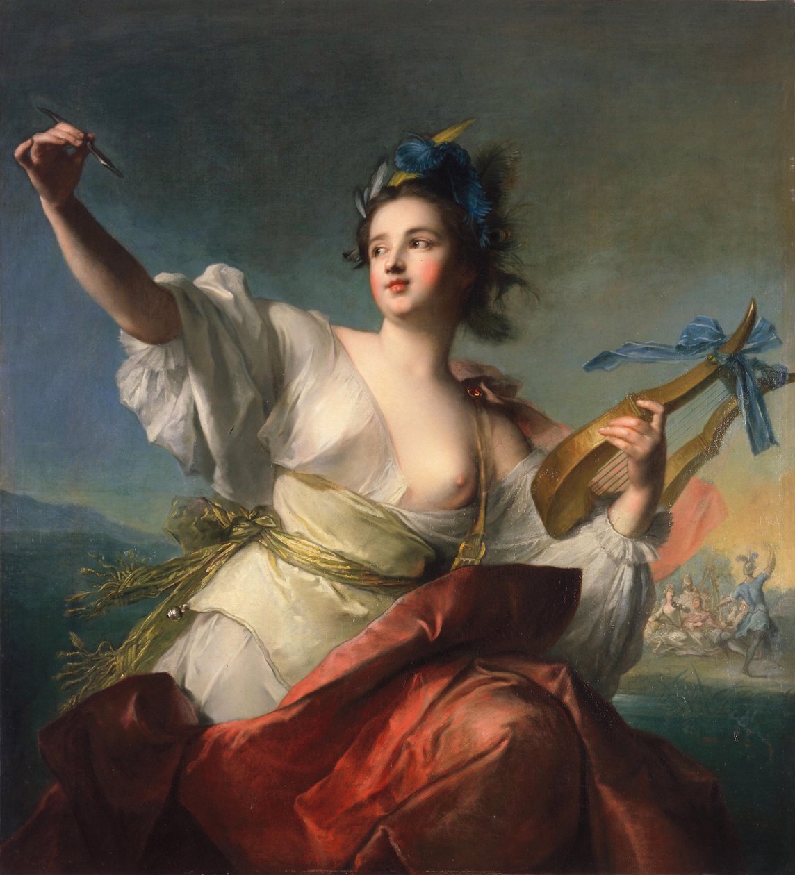 Terpsichore, musa da dança de Jean Marc Nattier