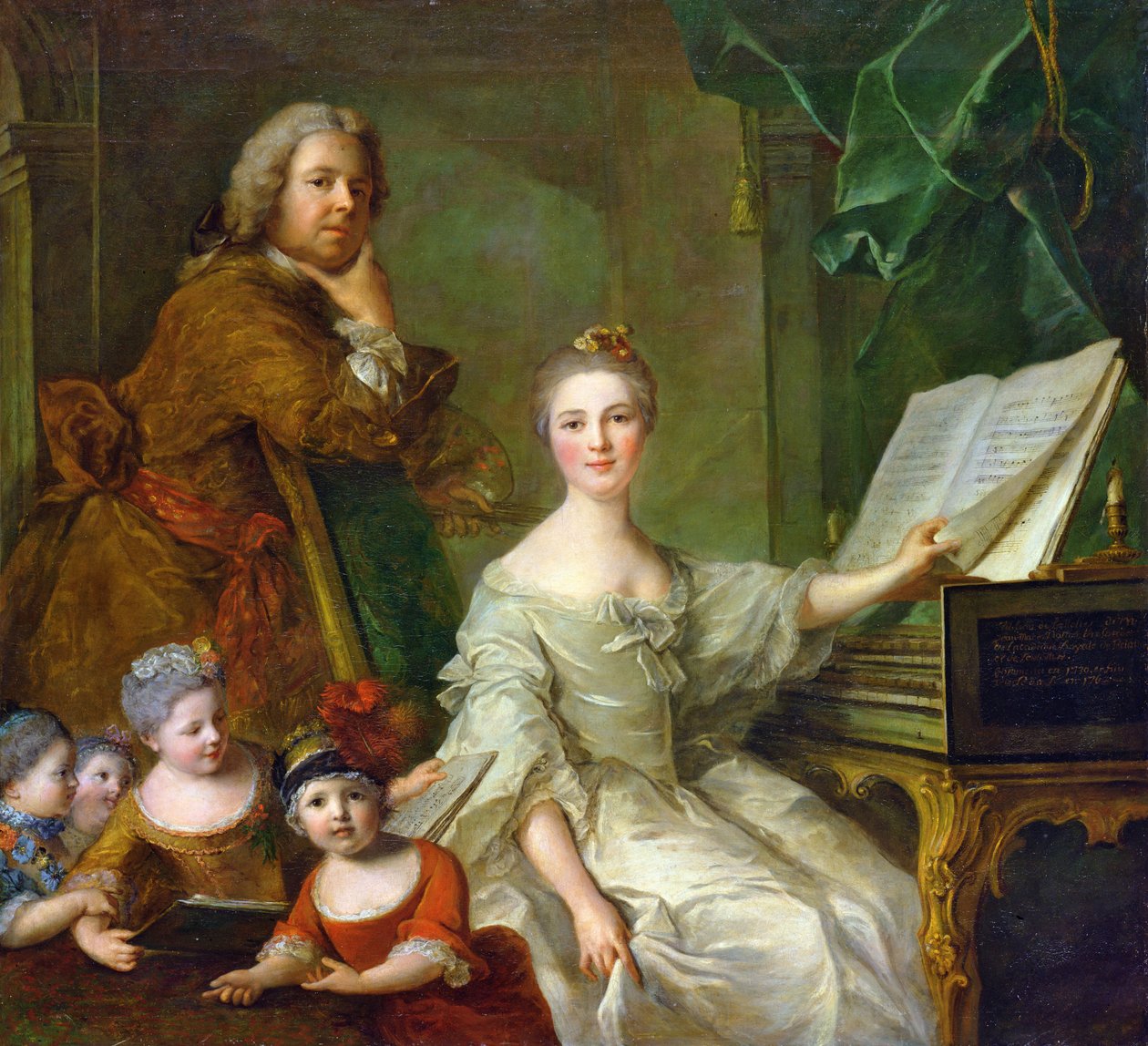 O Artista e sua Família, 1730-62 de Jean Marc Nattier