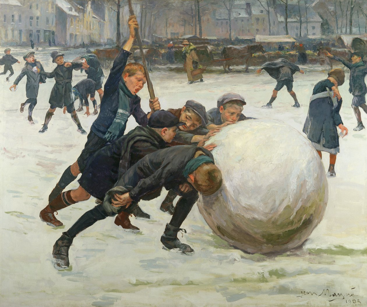 A bola de neve gigante, 1903 de Jean Mayne