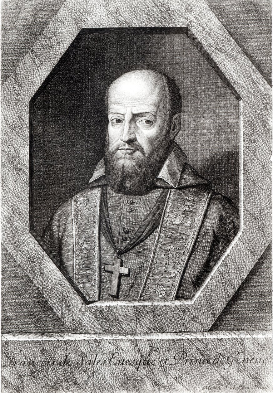 Retrato de François de Sales (1567-1622) de Jean Morin