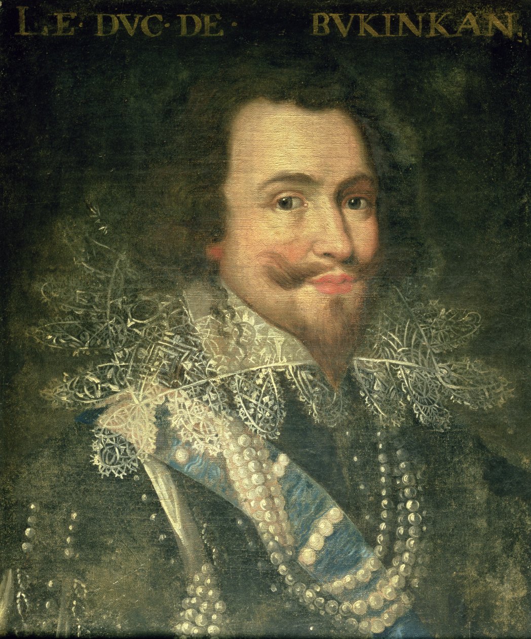 Retrato de George Villiers, 1º Duque de Buckingham (1592-1628) de Jean Laurent Mosnier