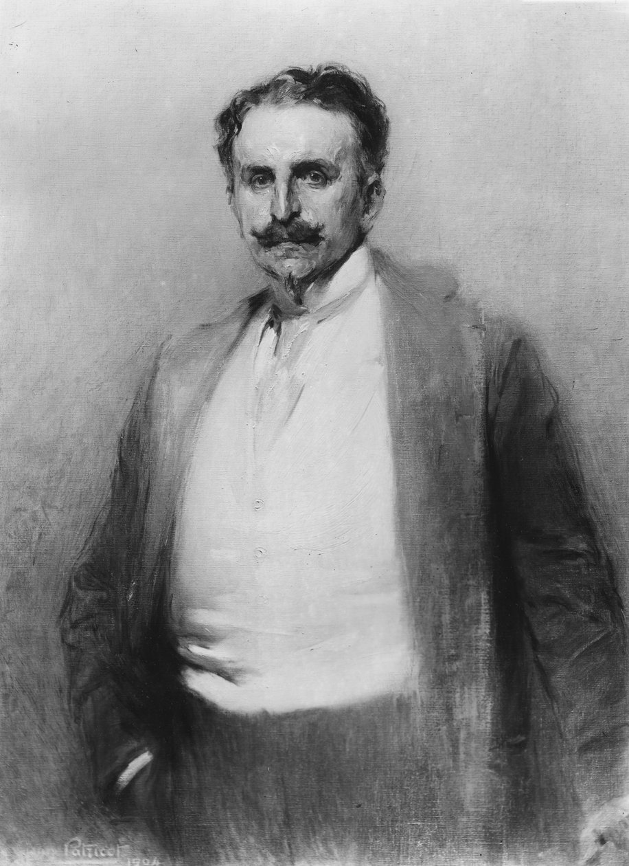 Gaston Deschamps óleo sobre tela de Jean Patricot