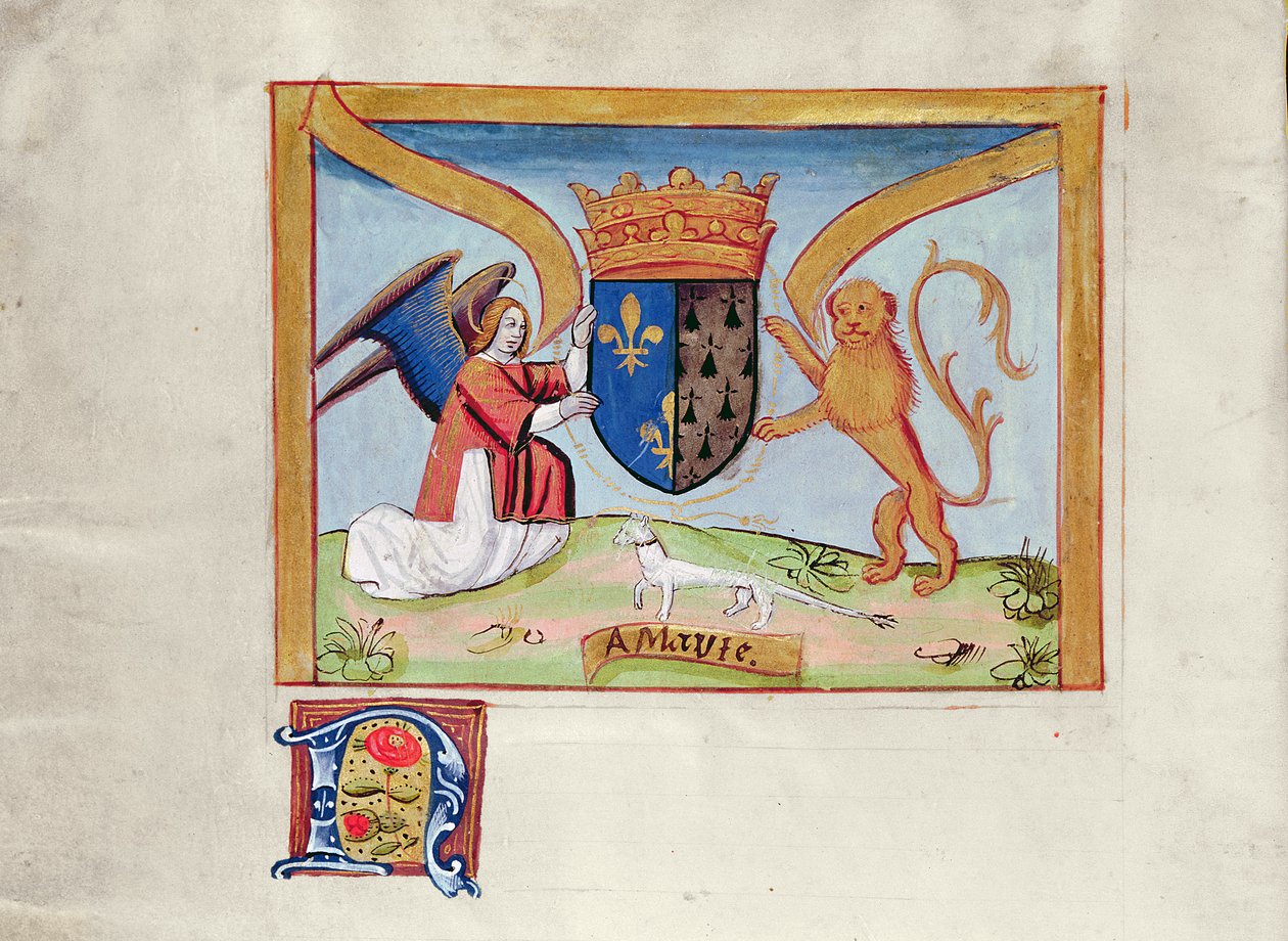 Brasão de Anne de Brittany (1477-1514) 1515 de Jean Perreal