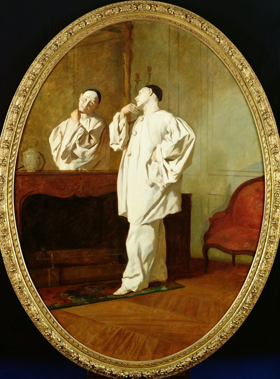 Retrato de Charles Deburau (1829-1873) de Jean Pezous