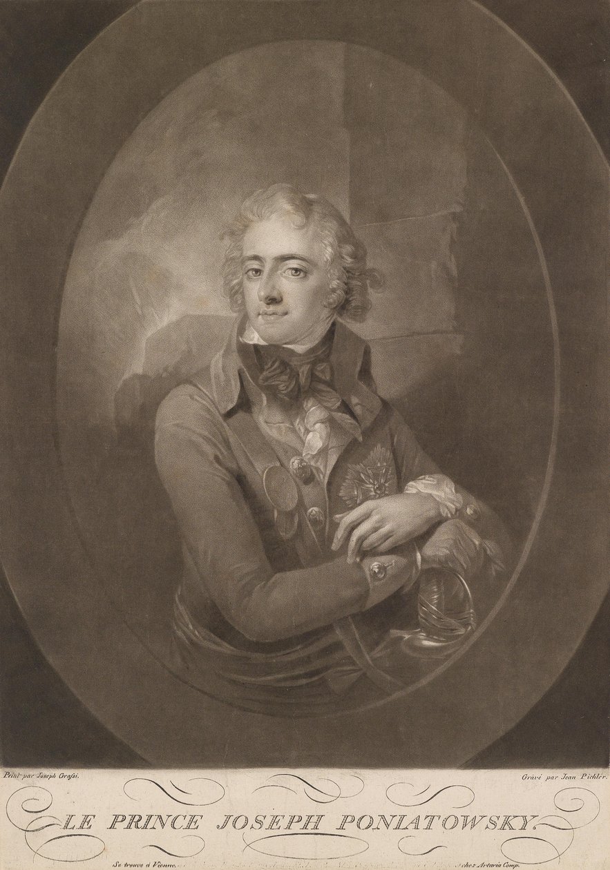 Retrato do príncipe joseph poniatowsky de Giuseppe or Josef Grassi