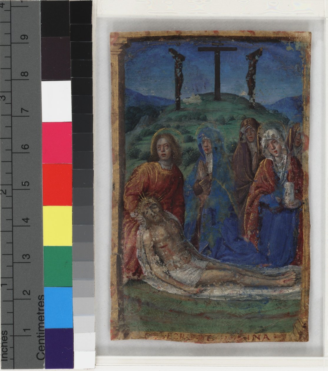 A Lamentação de Cristo, c.1495 de Jean Poyer
