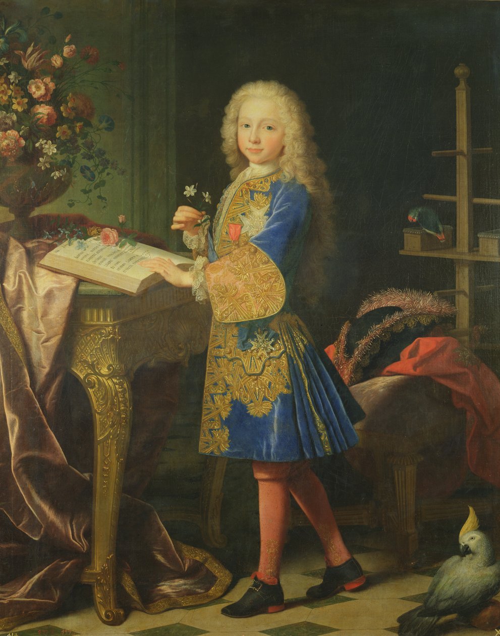 Charles III (1716-88) como uma criança, 1725-35 de Jean Ranc
