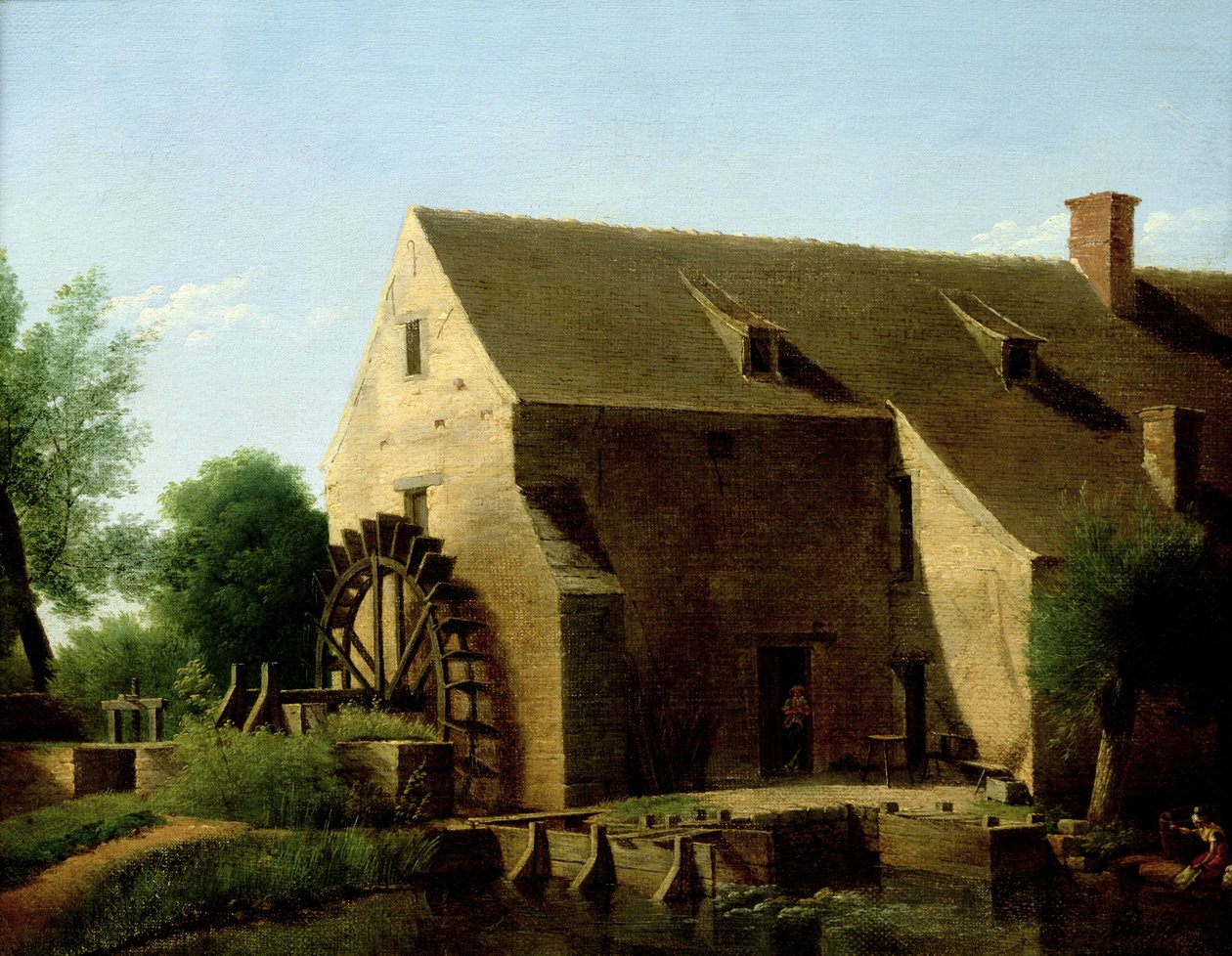 Um moinho, 1800-06 de Jean Victor Bertin
