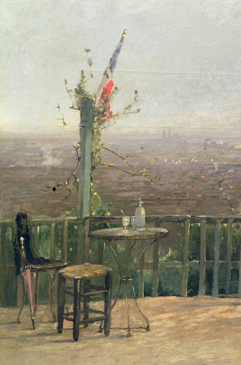 Paris vista das alturas de Montmartre (detalhe) (ver também 164310, 164312) de Jean d