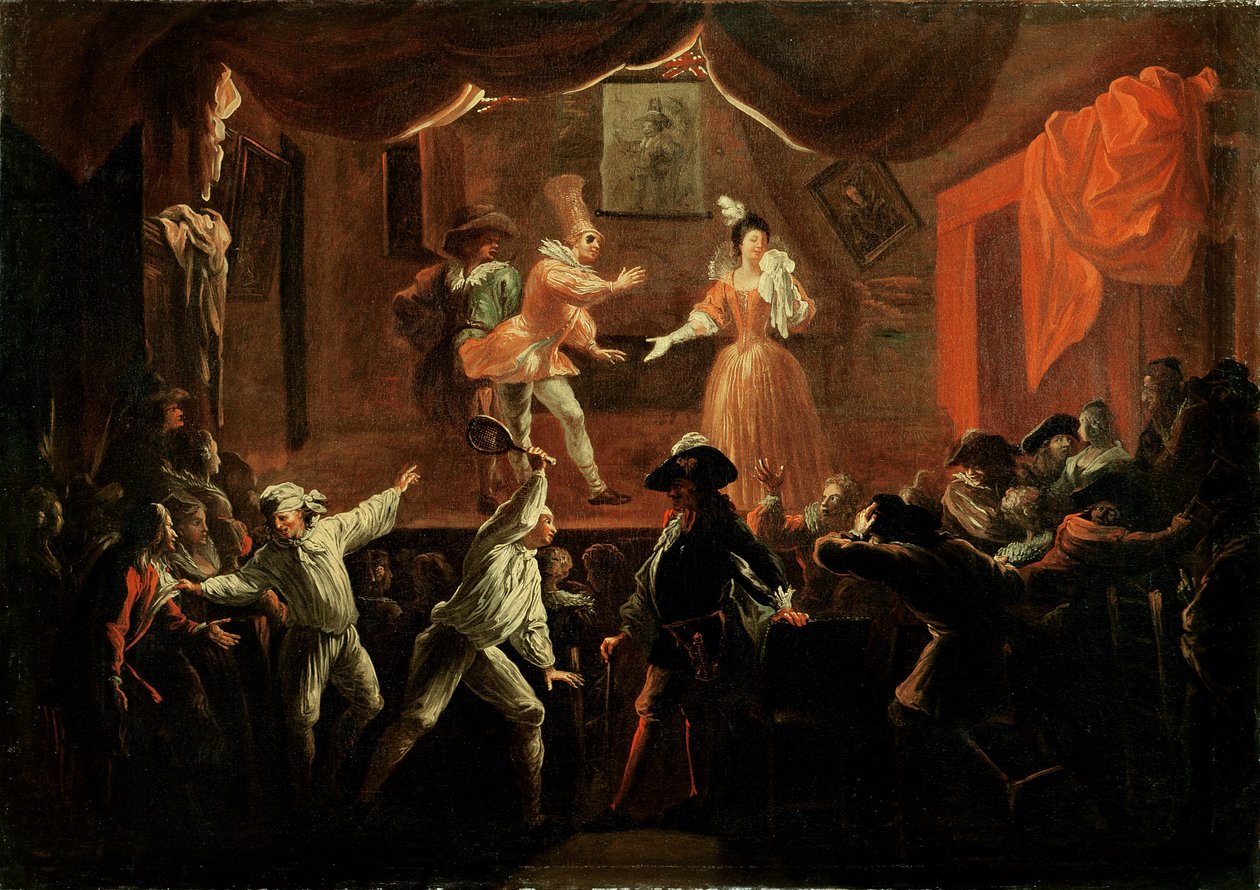 Cenas de &39;Roman Comique&39; de Paul Scarron (1610-1660) 1712-16 de Jean de Coulom