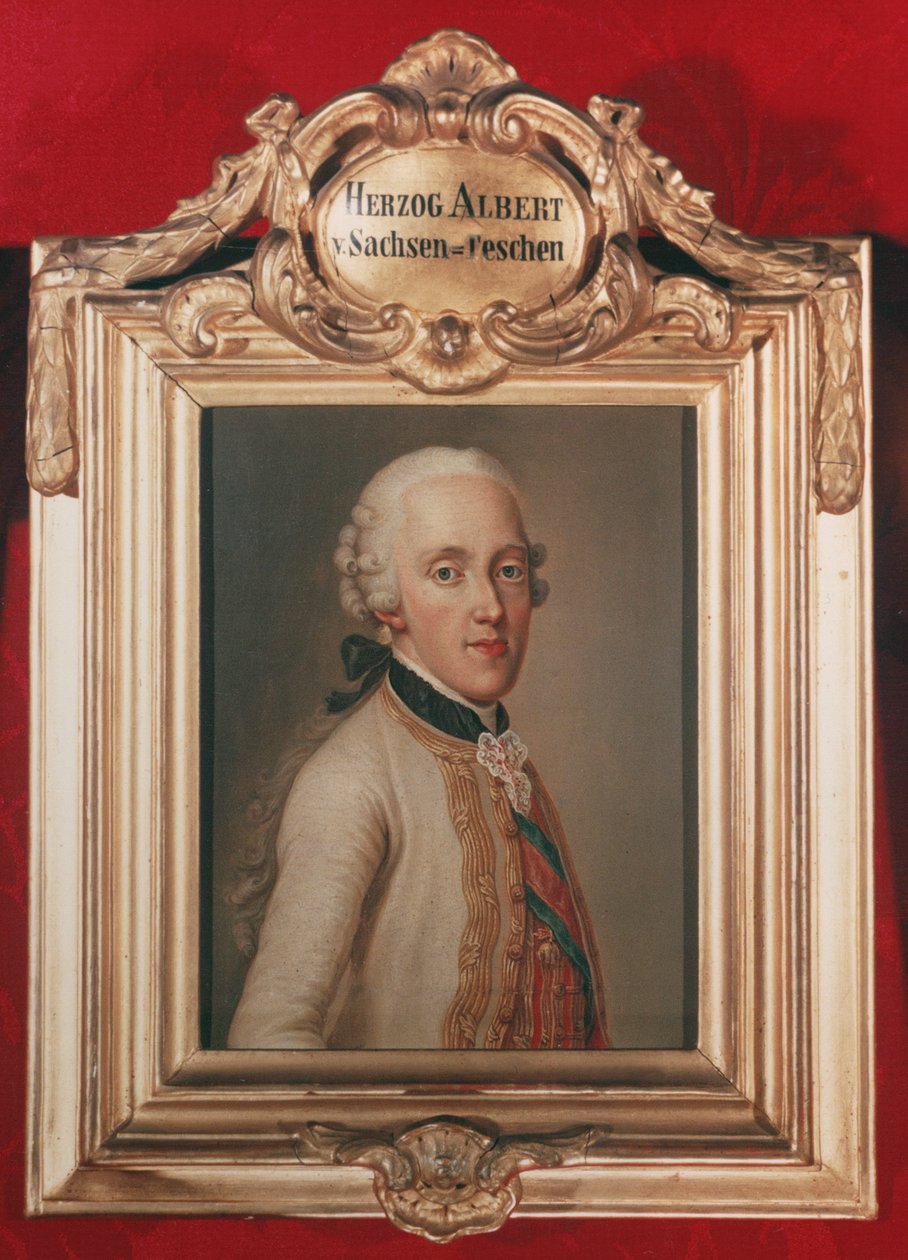 Duque Albert da Saxônia-Teschen, 1762 de Jean Étienne Liotard