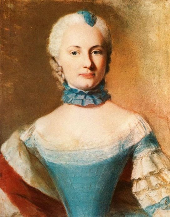 Elizabeth Frederica Sophia, duquesa de Württemberg (1732-1780) de Jean Étienne Liotard
