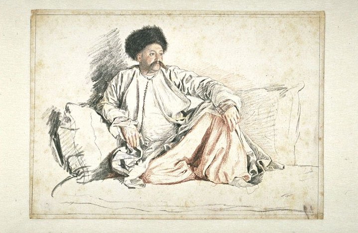 Retrato de Mr Levett de Jean Étienne Liotard