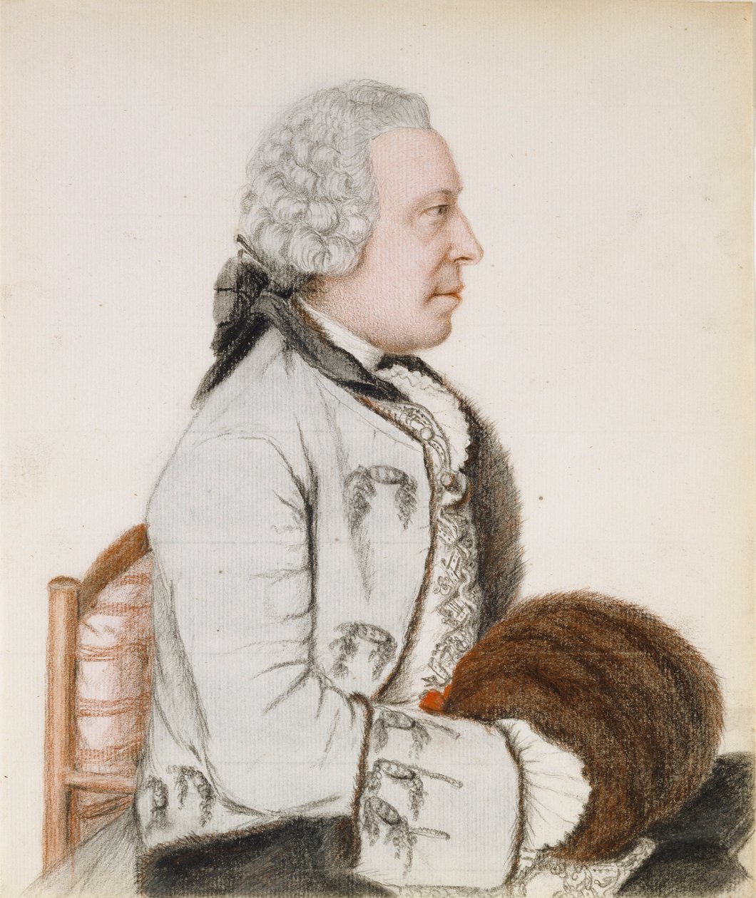 Retrato de Charles-Benjamin de Langes de Montmirail, Barão de Lubières de Jean Étienne Liotard