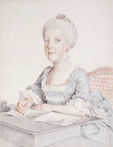 Retrato da arquiduquesa Johanna Gabriele de Jean Étienne Liotard
