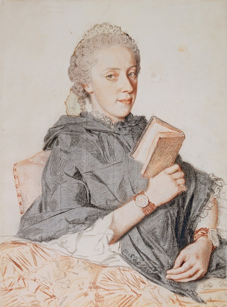 Retrato da arquiduquesa Maria Anna da Áustria de Jean Étienne Liotard