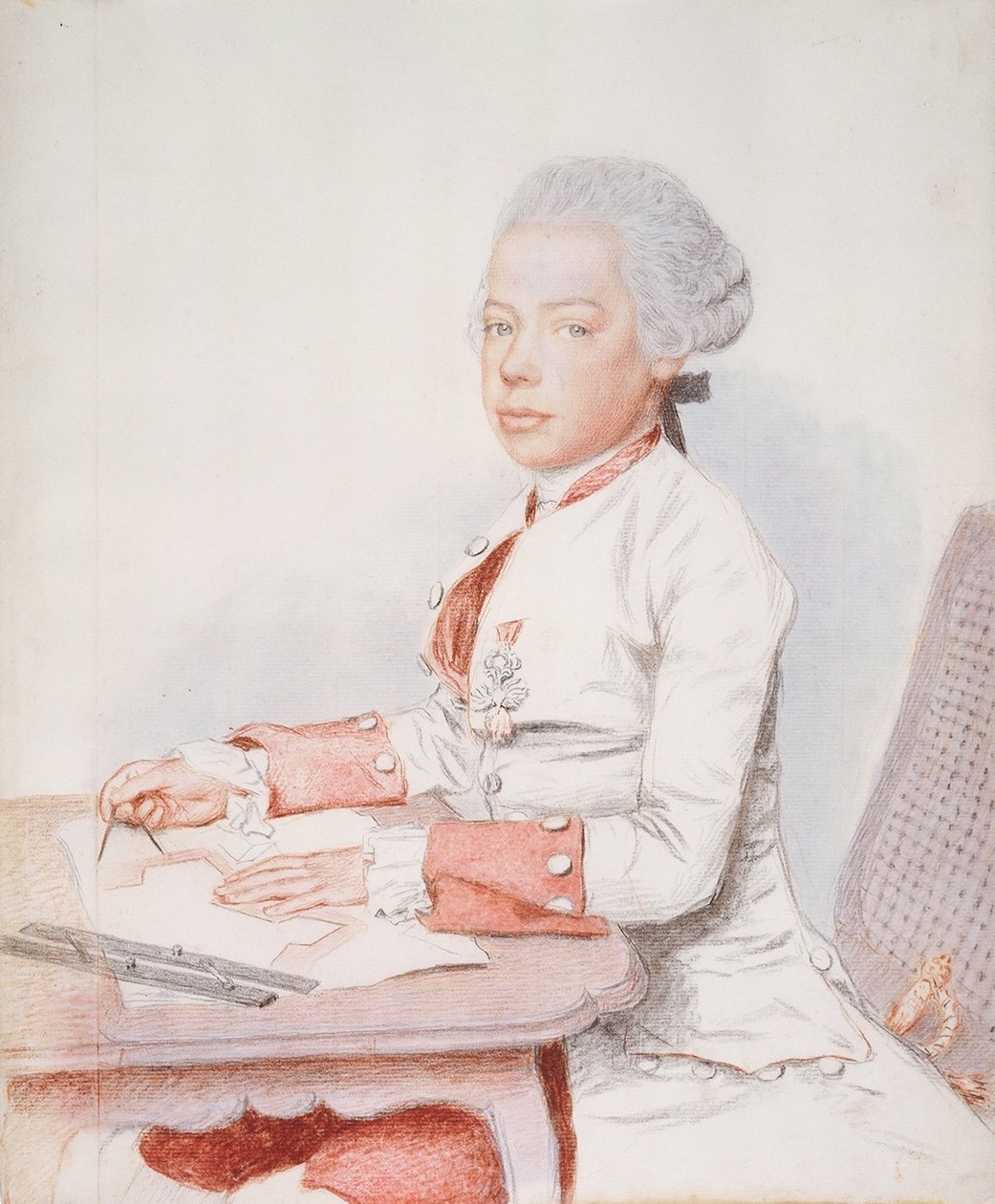 Retrato do arquiduque Peter Leopold da Áustria de Jean Étienne Liotard