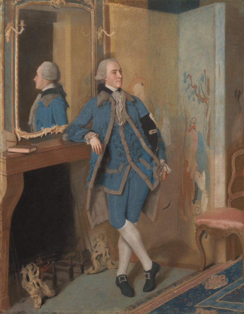 Retrato de John, Lord Mountstuart, mais tarde 4º Conde e 1º Marquês de Bute de Jean Étienne Liotard