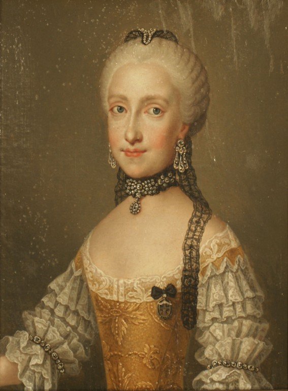 Retrato de Maria Luisa da Espanha de Jean Étienne Liotard