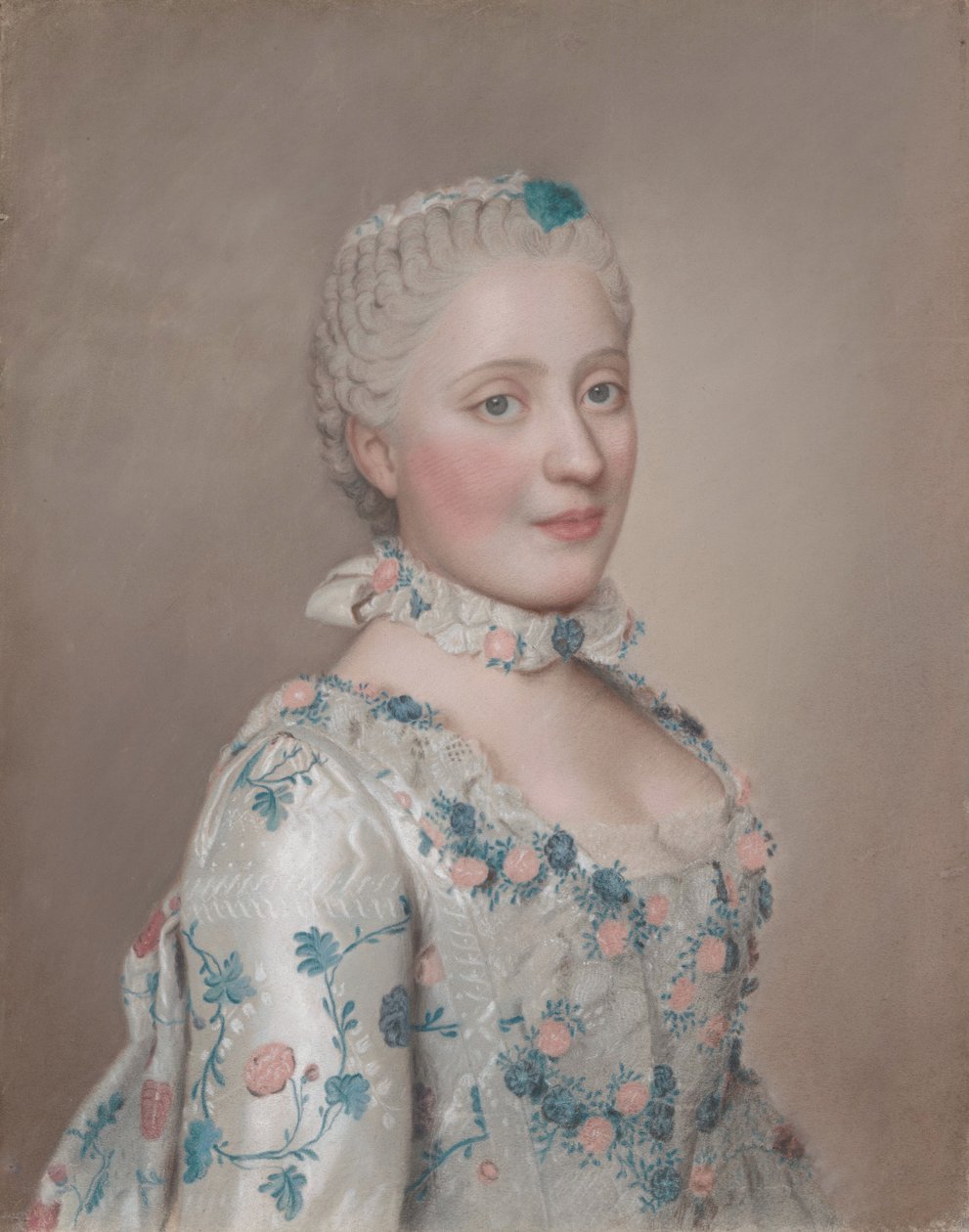 Retrato de Marie Josèphe da Saxônia de Jean Étienne Liotard