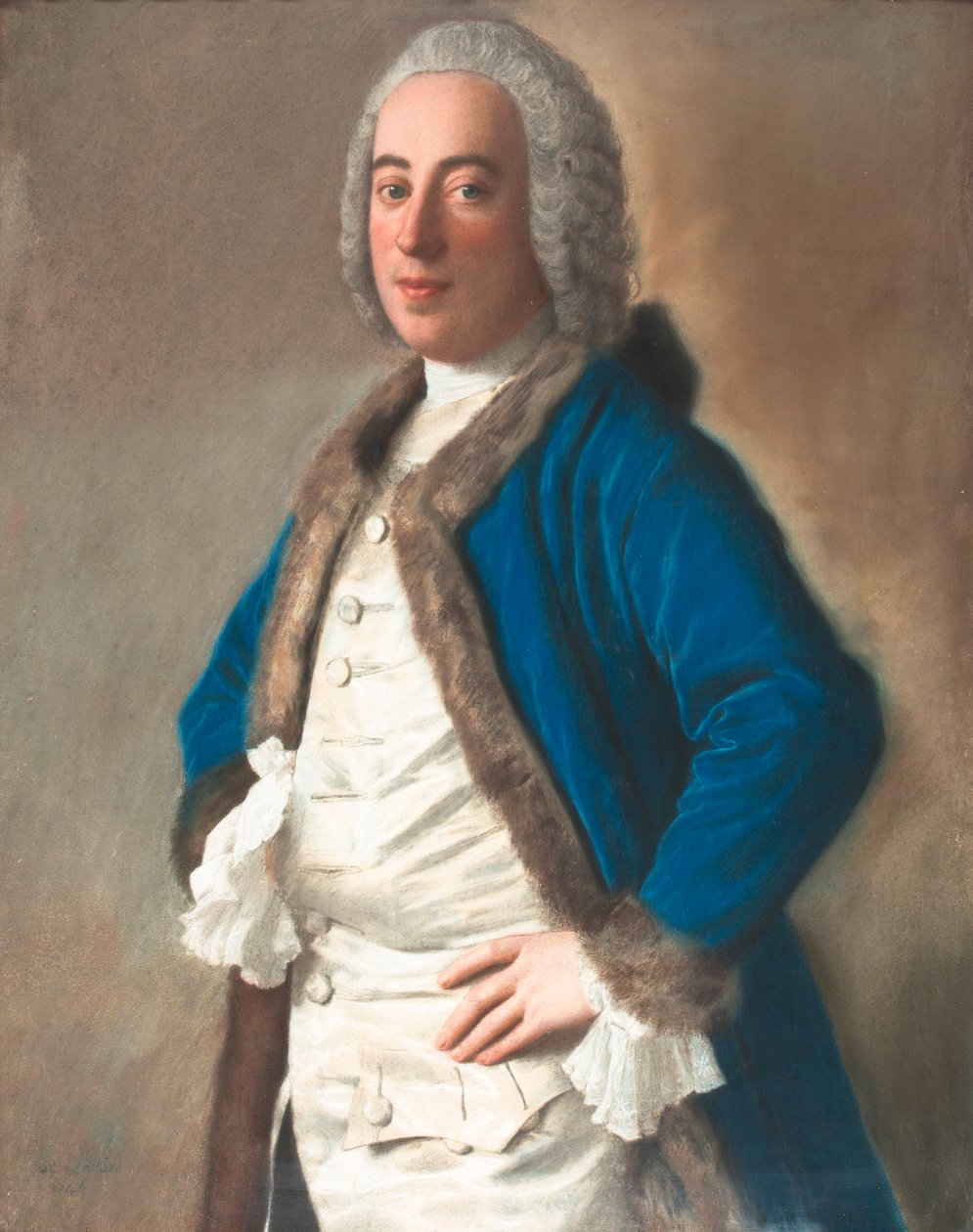 Retrato de Monsieur Boère, comerciante em Gênova de Jean Étienne Liotard