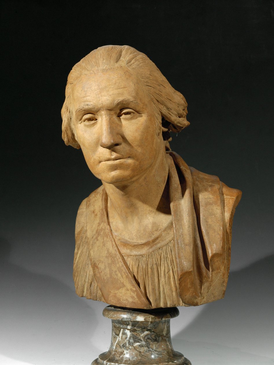 George Washington, primeiro presidente dos Estados Unidos ... de Jean-Antoine Houdon