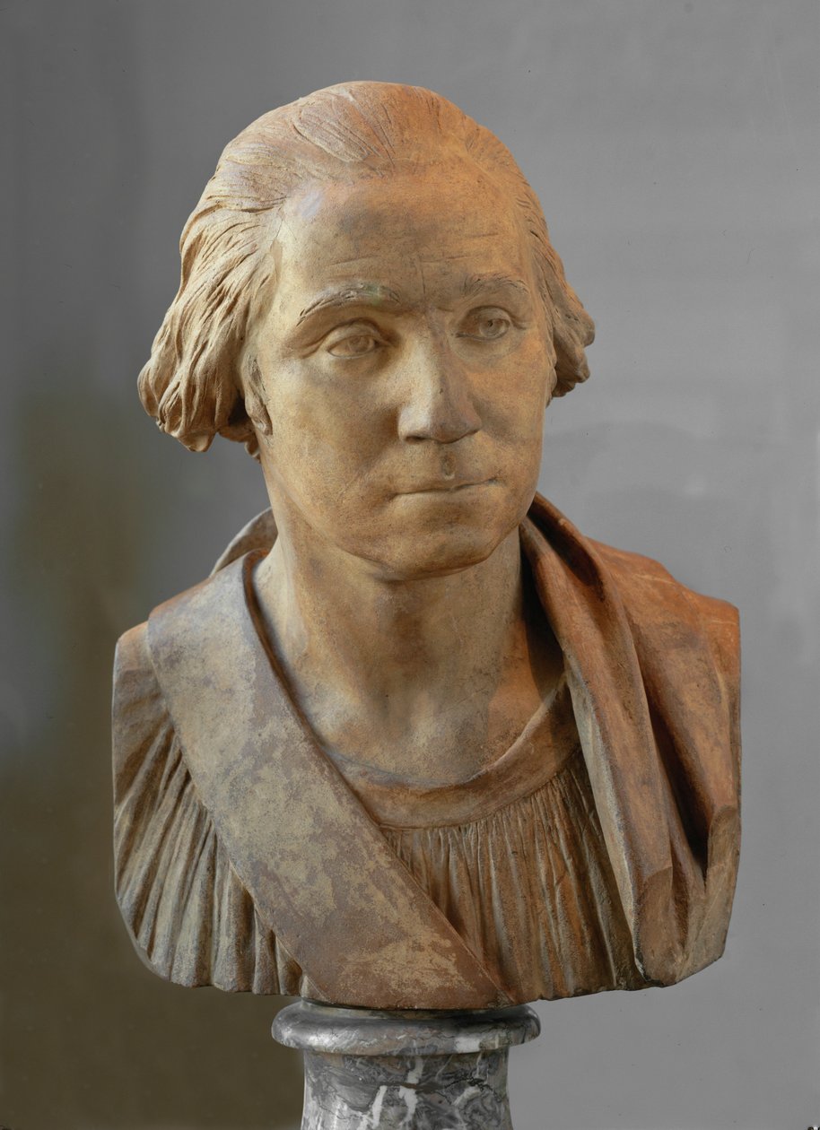 George Washington, primeiro presidente dos Estados Unidos ... de Jean Antoine Houdon