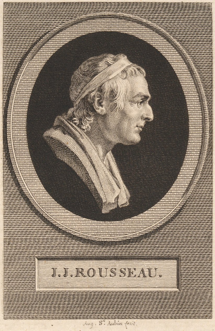 Jean-Jacques Rousseau de Jean-Antoine Houdon
