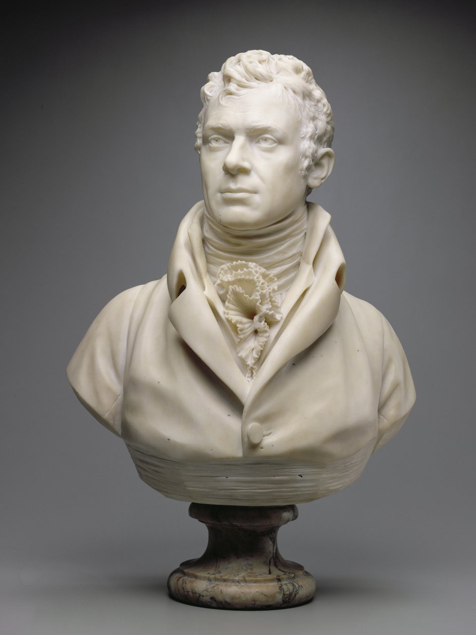 Robert Fulton, c.1804 (mármore) (ver também 345578-79) de Jean Antoine Houdon