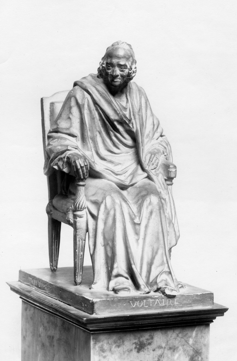 Figura sentada de Voltaire de Jean-Antoine Houdon