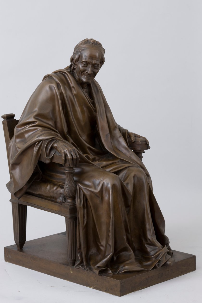 Voltaire sentado (François-Marie Arouet 1694-1778) de Jean-Antoine Houdon