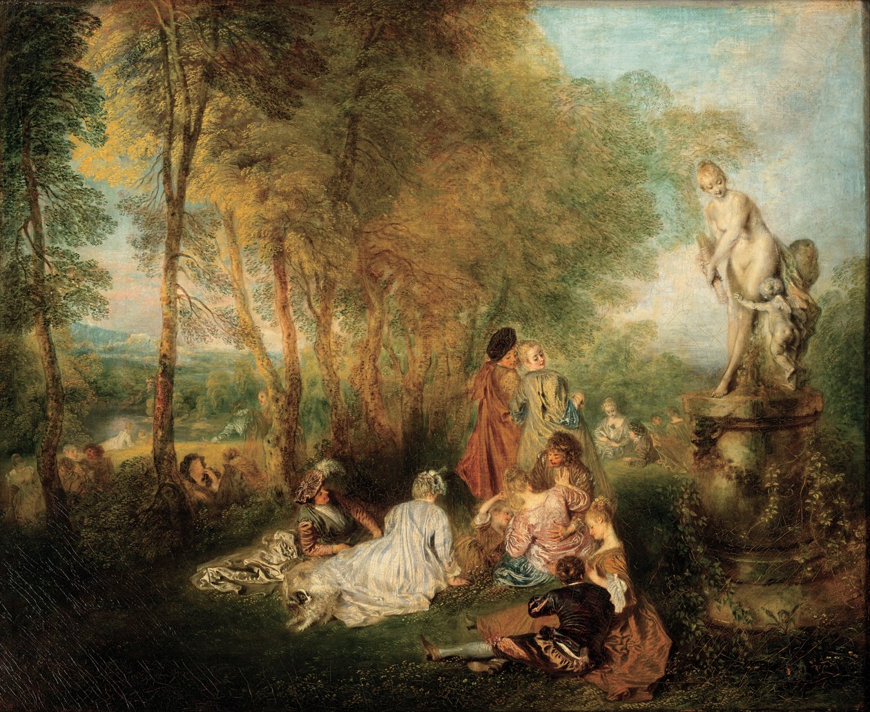 A festa do amor de Jean-Antoine Watteau