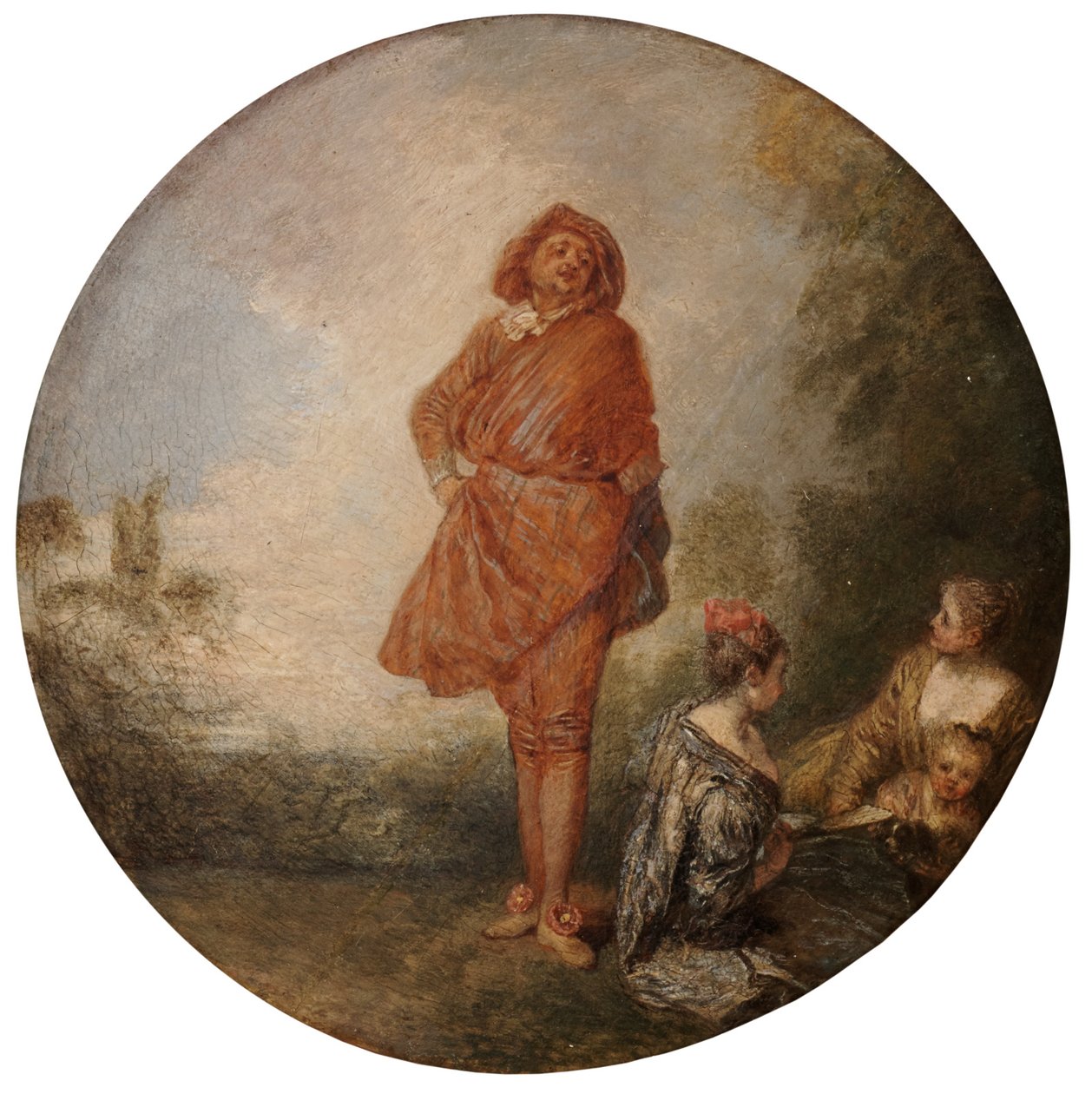 O homem orgulhoso de Jean-Antoine Watteau